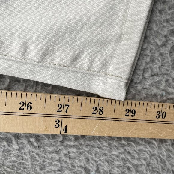 Y2K Levis 515 Womens 10 L Nouveau Bootcut White  Mid Rise Denim - Picture 7 of 10